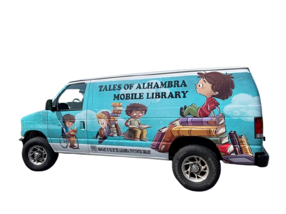 alhambra library mobile library van