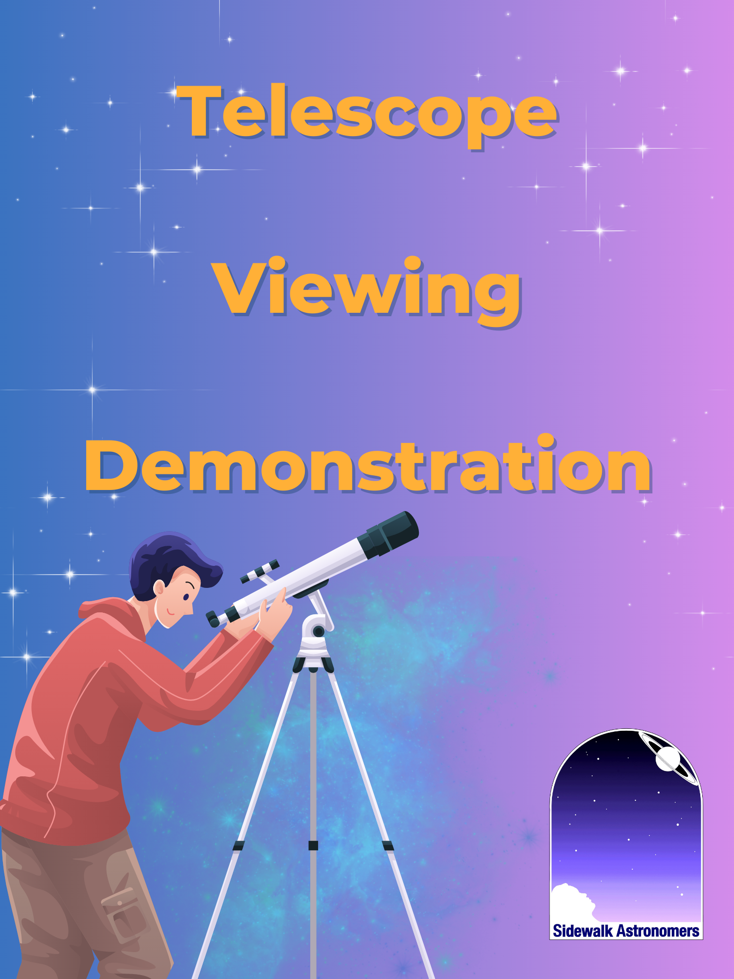 telescope viewing demonstration