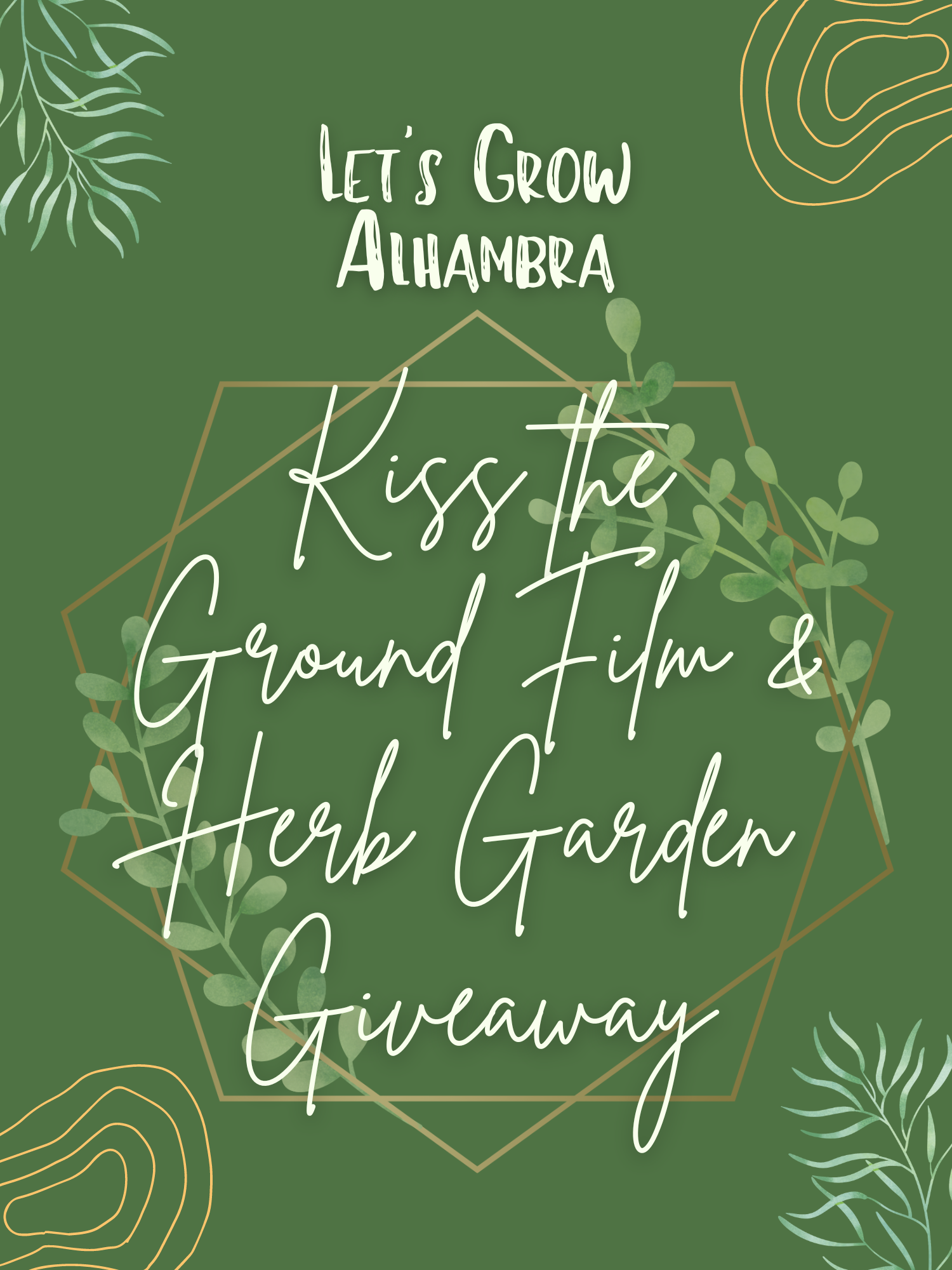 Kiss the Ground Film and Herb Garden Giveaway