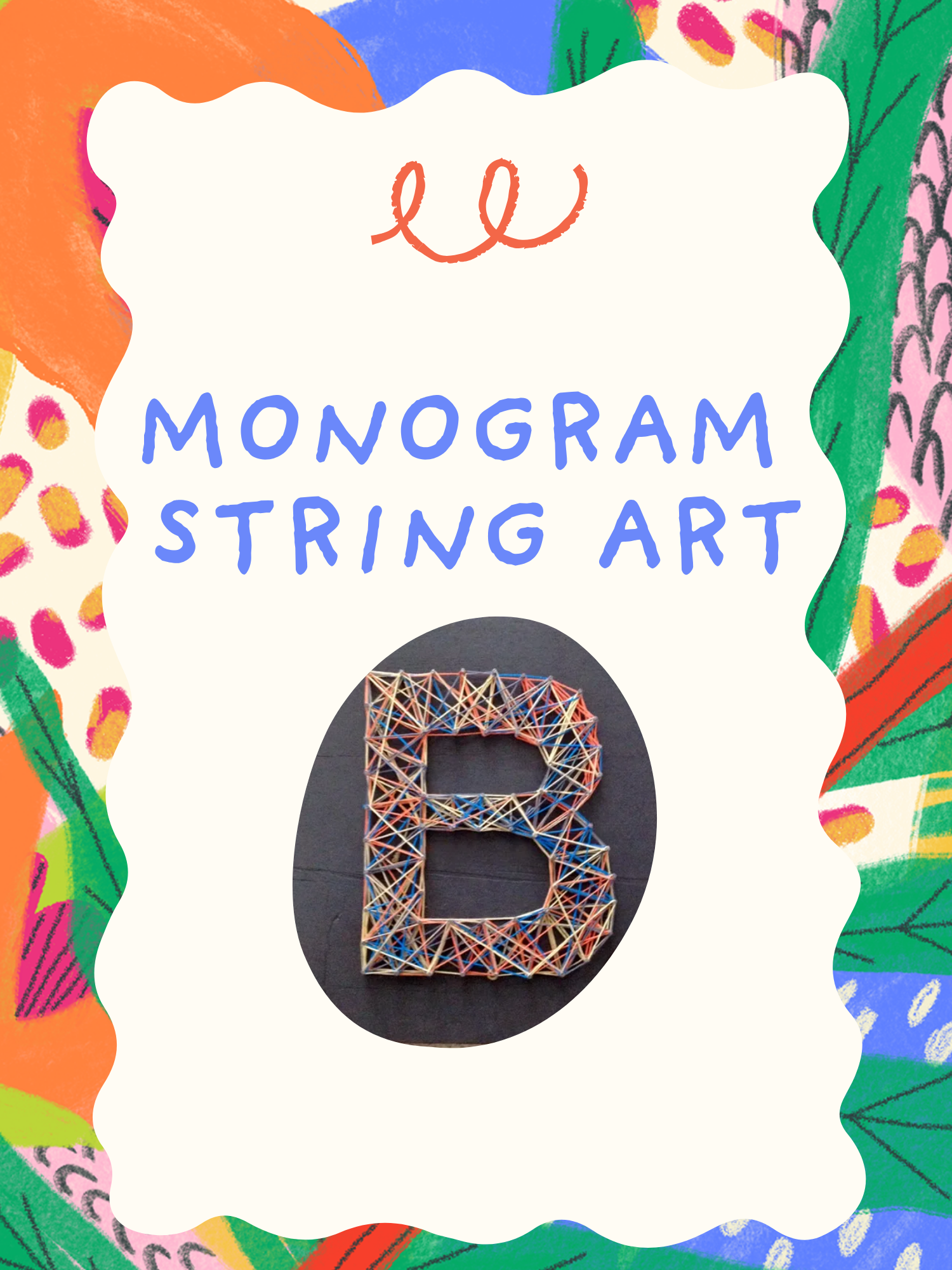 monogram string art