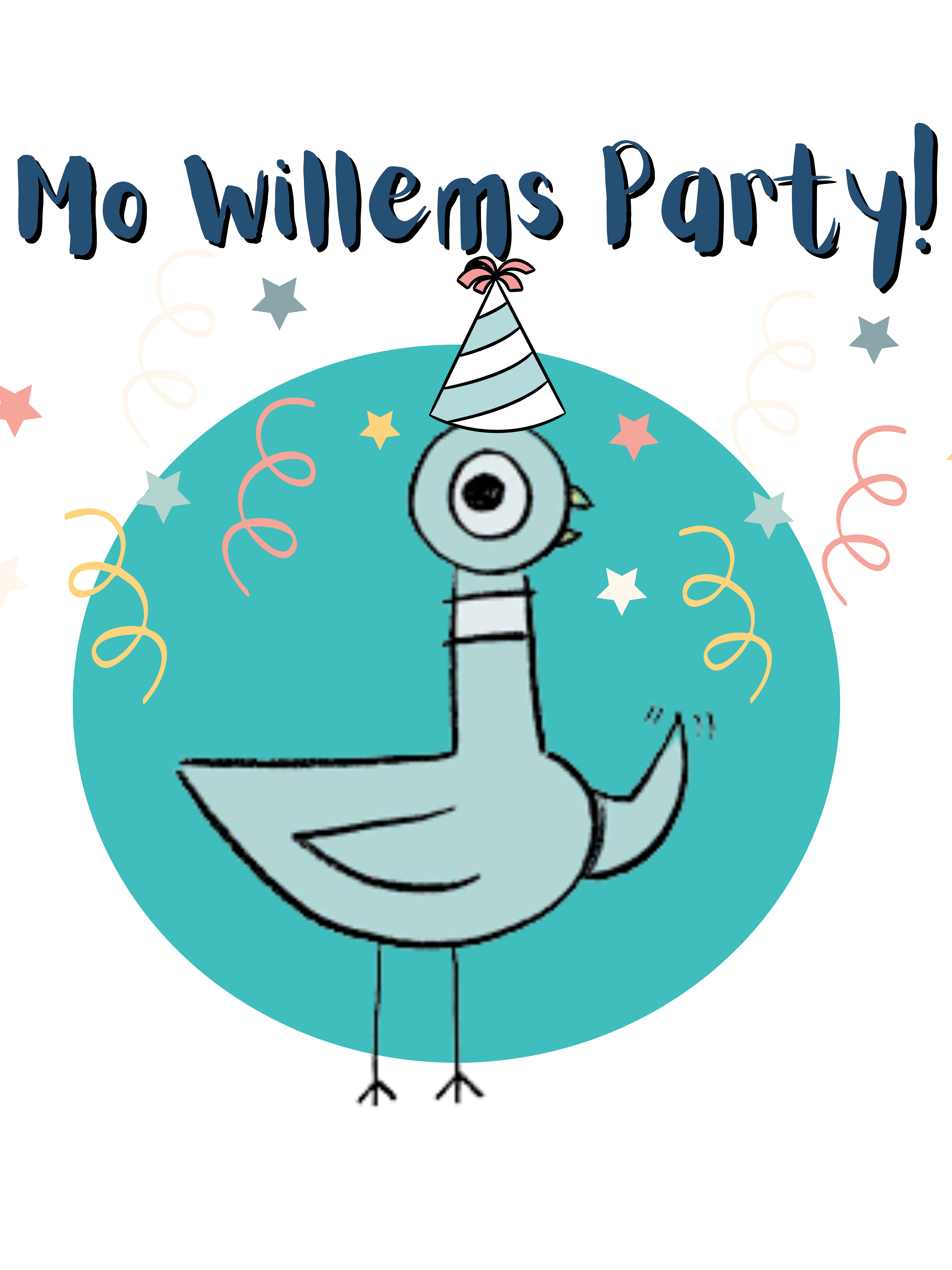 Mo Willems Pigeon Character Wearing A Hat