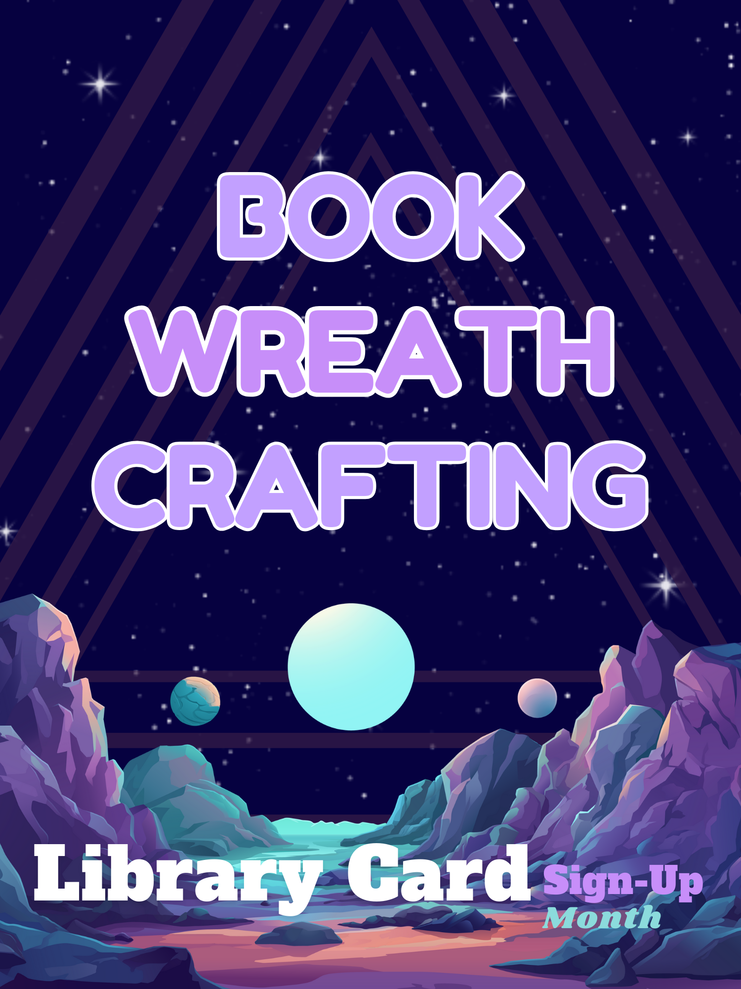 book wreath crafting