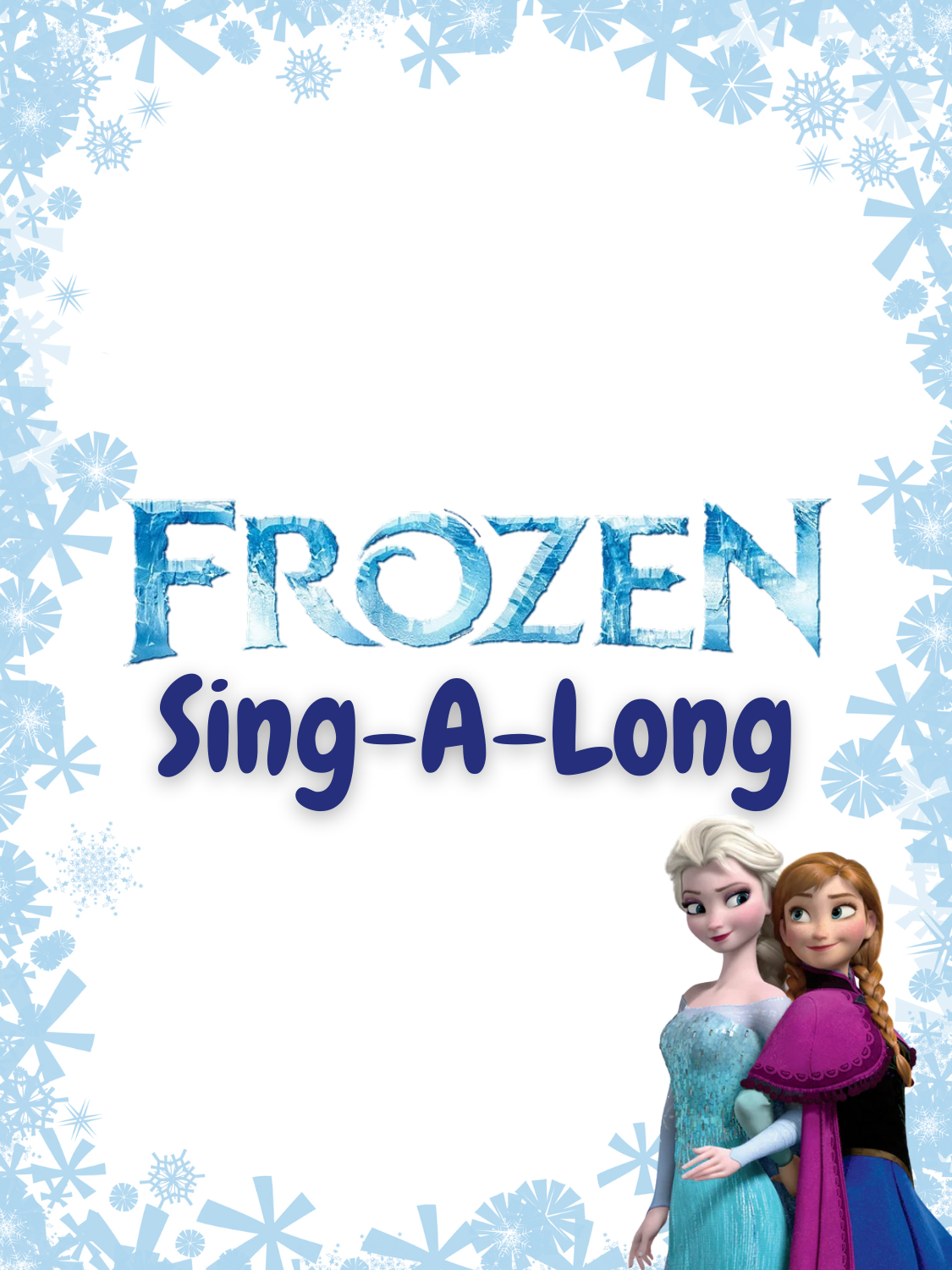 frozen sing-a-long event