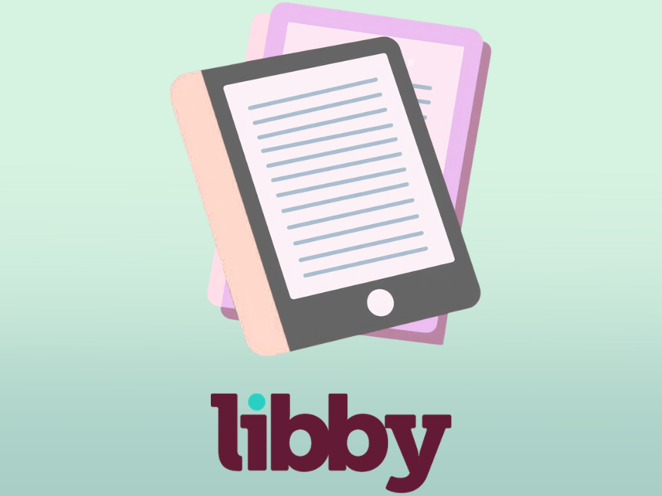 Graphic of two devices and the Libby logo.